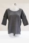 Дамска блуза от памук в тъмносив меланж Urban Classics - L, снимка 1 - Блузи с дълъг ръкав и пуловери - 42803429
