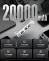 Външна батерия SHARGE Shargeek 140W Power Bank 20000mah, смарт дисплей, снимка 3