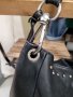 ABRO естествена кожа черна чанта,тип торба( от 195€ до 400€  в интернет сайтове), снимка 8