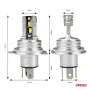 LED крушки AMIO H-mini H4/H19-12/24V-6500K к-т/2 бр./, снимка 6