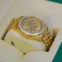 Rolex Day Date President Gold Champagne Diamond Bezel, снимка 8