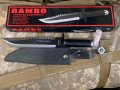 НОЖ RAMBO- 2 броя + Подарък-Тактически колан, снимка 1 - Ножове - 42690014