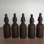 нови матови шишенца 50 мл с капкомер , снимка 1