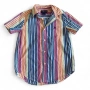Ralph Lauren детска риза с копчета за момче многоцветна 7 години с къс ръкав памук, снимка 1