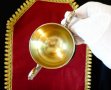 Посребрена захарница,чаша от бронз, снимка 4