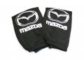 Автомобилни Калъфки за Наглавници (2бр.К-Т) За Mazda / Черен Цвят Универсален и Еластичен Модел, снимка 1 - Аксесоари и консумативи - 37108879