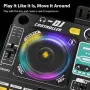 DJ миксиращ пулт с Bluetooth и микрофон на стойка 🎤 и клавир 🎹 , снимка 6