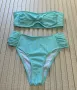 Дамски ментов бански от две части , снимка 1