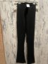 Практичен удобен черен класически еластичен удобен нов панталон висока талия цепки , снимка 13