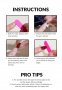 Комплект Разкошни Press-on Изкуствени Нокти 24 броя в Нежно Розов Цвят със Сърчица КОД  nail58, снимка 4