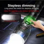 Мощен LED фенер JMK голям,USB зареждане с дисплей за заряда на батерията, снимка 8