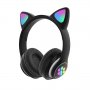 Слушалки Viv-23M Cute Cat Claw Bluetooth Ears Glow Wireless Код: viv-23m-700236