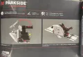 Нови машини зарядни и батерии Парксайд Parkside.Циркуляр,лазерен нивелир с три лазерни лъча винтовер, снимка 7