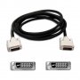 DVI to DVI cable, кабел 2 метра, снимка 1 - Кабели и адаптери - 30390830