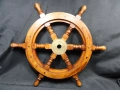 СТАР РЕТРО ДЪРВЕН КОРАБЕН/ЯХТЕН ЩУРВАЛ РУЛ КОРМИЛО, снимка 2