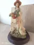 Статуетка, фигурка- жената с рози, снимка 5
