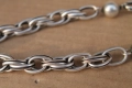 Мъжки сребърен ланец/синджир, снимка 3