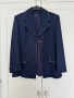 Тъмносиньо винтидж сако, снимка 1