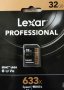 Карта памет 32GB SDHC Lexar Professional 633X, Class 10 UHS-I U1, снимка 1 - Други - 42833976