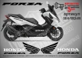 Forza Honda стикери надписи SM-H-FORZA-RED, снимка 2