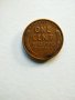 Lincoln Wheat Penny 1945 год. - рядка монета пълна с история на USA, снимка 3