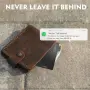 Карта за проследяване на портфейл, тънка Bluetooth тракерка, работи с Apple Find My (само за iOS), снимка 3