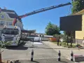 камион с кран транспорт и работа с кран, снимка 6