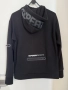 Мъжко спортно горнище с качулка SUPERDRY Mens GymTech Zip Up Hoodie – Black Muscle Fit XL черно, снимка 2