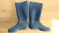 Нови ботуши с каучукова подметка и крачоли от дънкова материя - деним, снимка 16