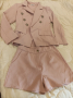 Дамски летен костюм М размер , снимка 1 - Костюми - 44512525