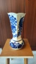 Нова висока, декоративна ваза на сини цветя, снимка 2