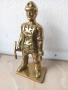 Бронзова пластика - миньор, снимка 1