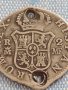 Сребърна монета 2 реала 1795г. Карлос IV Мадрид Испания 13640, снимка 7