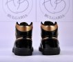Nike Air Jordan 1 High Dark Mocha, Gold, Hyper Royal Мъжки Дамски Маратонки, снимка 15