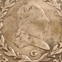 Сребърна монета 20 кройцера 1796г. Франц втори Гунзбург Свещена Римска Империя 13703, снимка 3 - Нумизматика и бонистика - 42915201