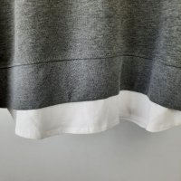 Lee Cooper - Дамска памучна блуза дълъг ръкав Layer Logo, размер S, цвят - Сив., снимка 7 - Блузи с дълъг ръкав и пуловери - 39489327