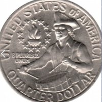 Монети. САЩ. 1/4 Американски долари . Quarter . Пълен комплект. 33  бройки. От 1965 до 1998 г. вкл., снимка 8 - Нумизматика и бонистика - 30118402