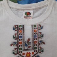 Детска блуза с българска шевица, снимка 2 - Детски тениски и потници - 33978472