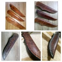 Кания/калъфи за нож - ръчна изработка (лов , риболов , туризъм),case for knife, снимка 3 - Ножове - 26519928