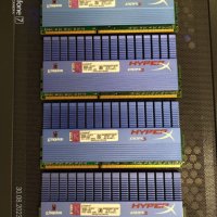6GB Kingston HyperX (3x2GB) DDR3-2000 KHX2000C9AD3T1K2, снимка 3 - RAM памет - 42024400