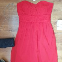 Официална дамска рокля в червено, снимка 2 - Рокли - 29710296