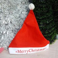 1798 Коледна шапка с надпис Merry Christmas, снимка 3 - Шапки - 30713549