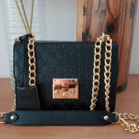 Луксозна Черна чанта код DS-S3, снимка 1 - Чанти - 40764098