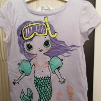 Тениска с русалка, снимка 1 - Детски тениски и потници - 42254767