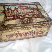Стара метална кутия Австрия, снимка 1 - Антикварни и старинни предмети - 35262574