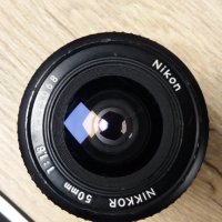 Обектив Nikon Nikkor 1:1.8, снимка 1 - Фотоапарати - 34052610
