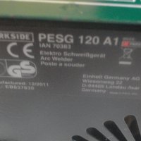 Немски Електрожен-Почти Нов-120А-Отличен-Малък-Parkside PEGS 120A1, снимка 12 - Други инструменти - 34021466