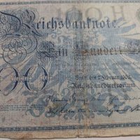 Райх банкнота - Германия - 100 марки / 1908 година- 17967, снимка 2 - Нумизматика и бонистика - 31015814