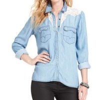 Guess denim риза , снимка 2 - Ризи - 42175911