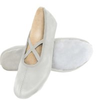 Танцови обувки (меки туфли) от естествена кожа, снимка 2 - Детски обувки - 42591493